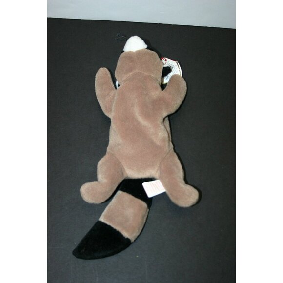 Ty Beanie Baby Ringo Raccoon 1995 no stamp PVC Pellets errors retired 4014 NEW - Picture 3 of 9
